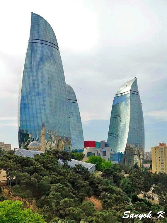 2869 Baku Flame Towers Баку Пламенные башни