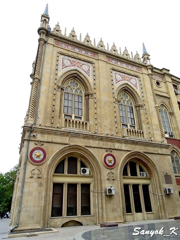 3055 Baku Ismailiyya Palace Academy of Sciences Баку Здание Исмаилия Президиум Академии наук