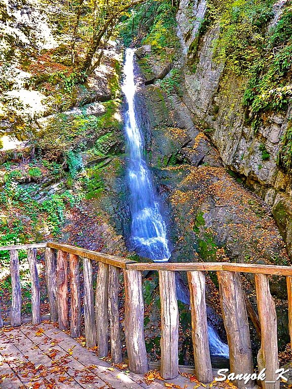 0784 Gabala The Seven Beauties Waterfall Габала Водопад Семь красавиц