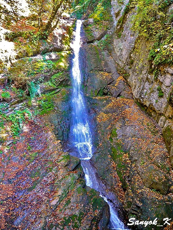 0785 Gabala The Seven Beauties Waterfall Габала Водопад Семь красавиц